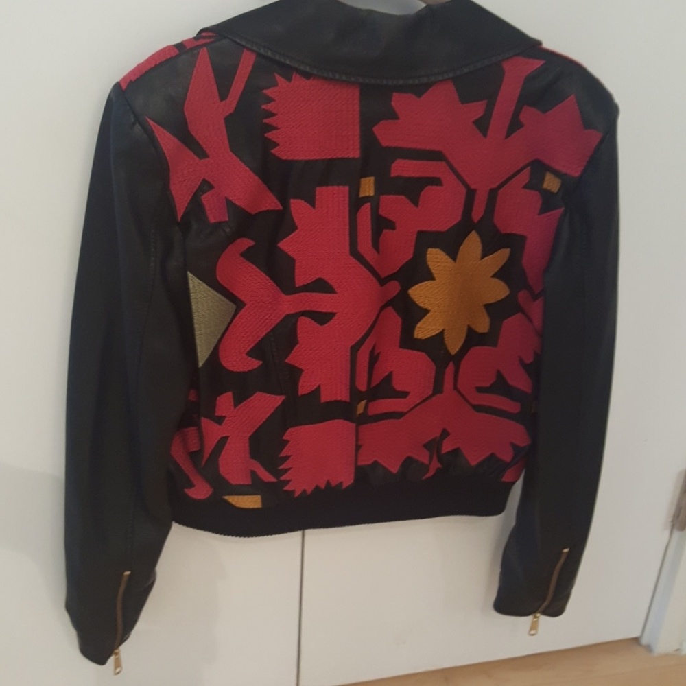 Free People Motorcycle Jacket XS - Vegan Leather - Picture 5 of 8